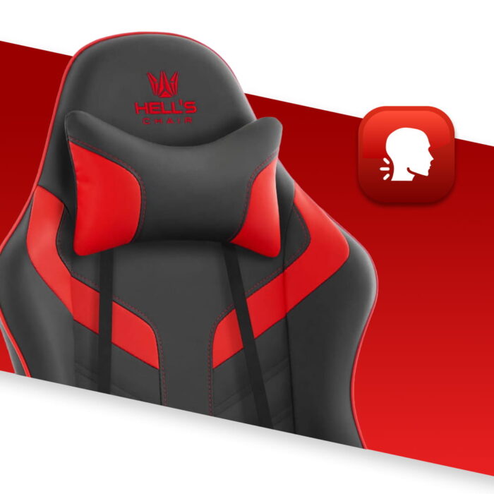 Геймерське крісло Hell's Chair HC-1007 Red Black - Зображення 8