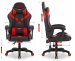 Геймерське крісло Hell's Chair HC-1007 Red Black - Зображення 10