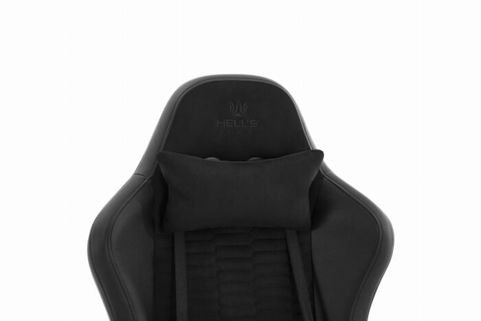 Геймерське крісло Hell's Chair HC-2000 Black, преміальна замша - Зображення 5