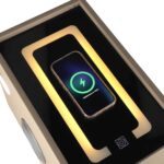 Тумбочка IKONKA KX2633 з інтелектуальним замком та зарядкою бежева - Зображення 6