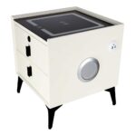 Тумбочка IKONKA KX2635 з інтелектуальним замком та зарядкою ecru - Зображення 4
