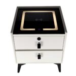 Тумбочка IKONKA KX2635 з інтелектуальним замком та зарядкою ecru - Зображення 7