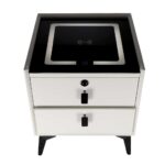 Тумбочка IKONKA KX2635 з інтелектуальним замком та зарядкою ecru - Зображення 8