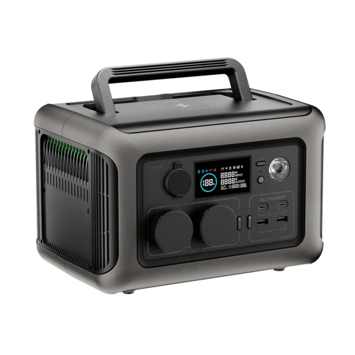 Портативна зарядна станція ALLPOWERS R600 600 Вт / 299 Вт·год - Зображення 2