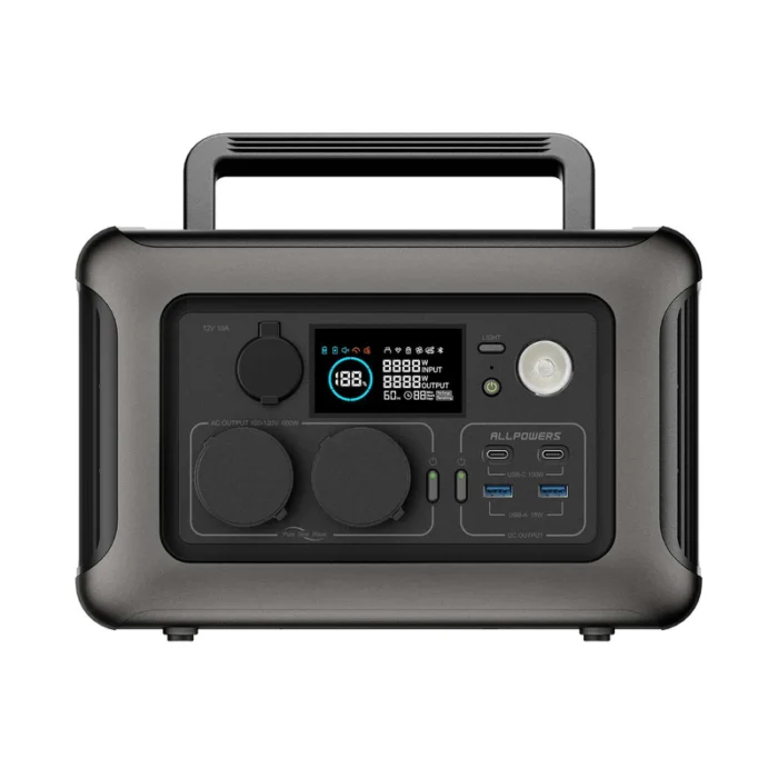 Портативна зарядна станція ALLPOWERS R600 600 Вт / 299 Вт·год - Зображення 4
