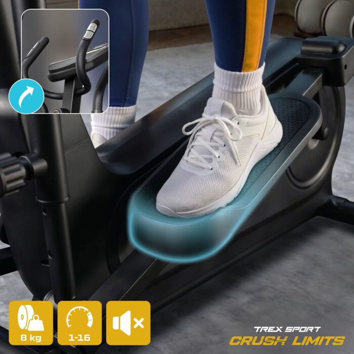 Магнітний орбітрек TREX SPORT SINER TX-500CT, чорний - Зображення 8