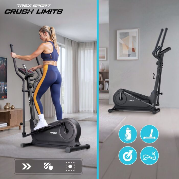 Магнітний орбітрек TREX SPORT SINER TX-500CT, чорний - Зображення 4