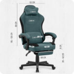 Геймерське крісло Cabro C510 Green замша - Зображення 4
