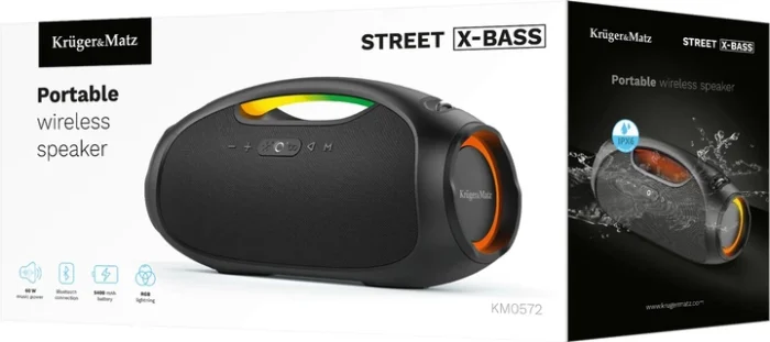 Bluetooth колонка Kruger&Matz Street X-BASS KM0572 - Зображення 5