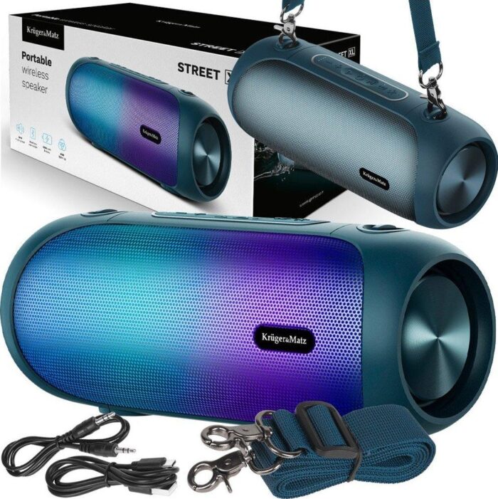 Bluetooth колонка Kruger&Matz Street XL, синя - Зображення 8