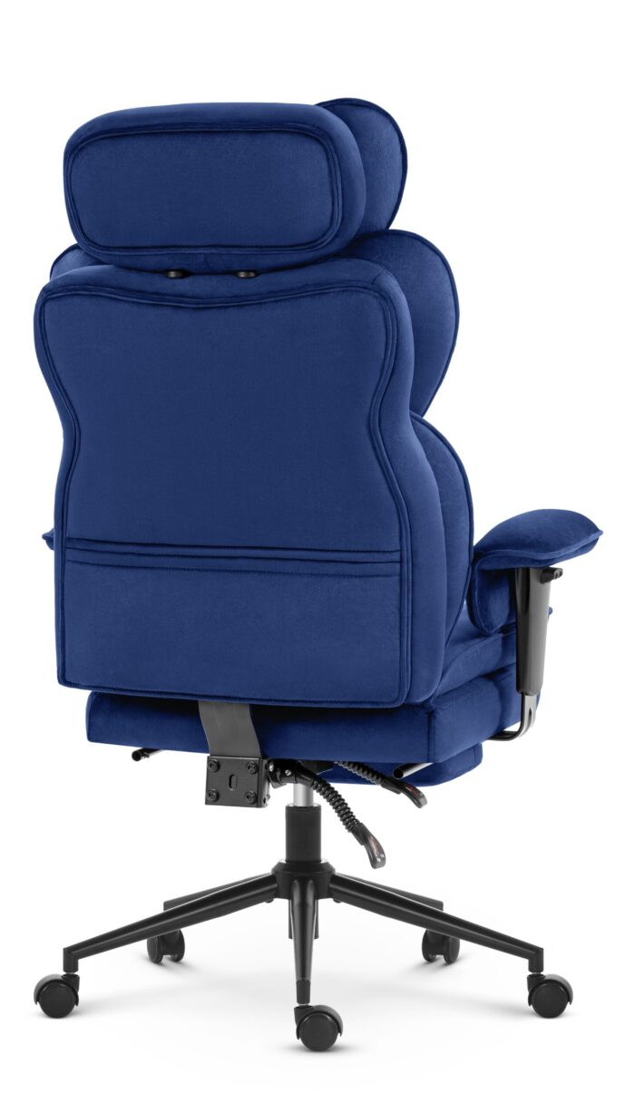 Офісне крісло Hell's Chair HC-1037 Dark blue оксамит - Зображення 4