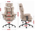 Офісне крісло Hell's Chair HC-1037 Taupe оксамит - Зображення 4