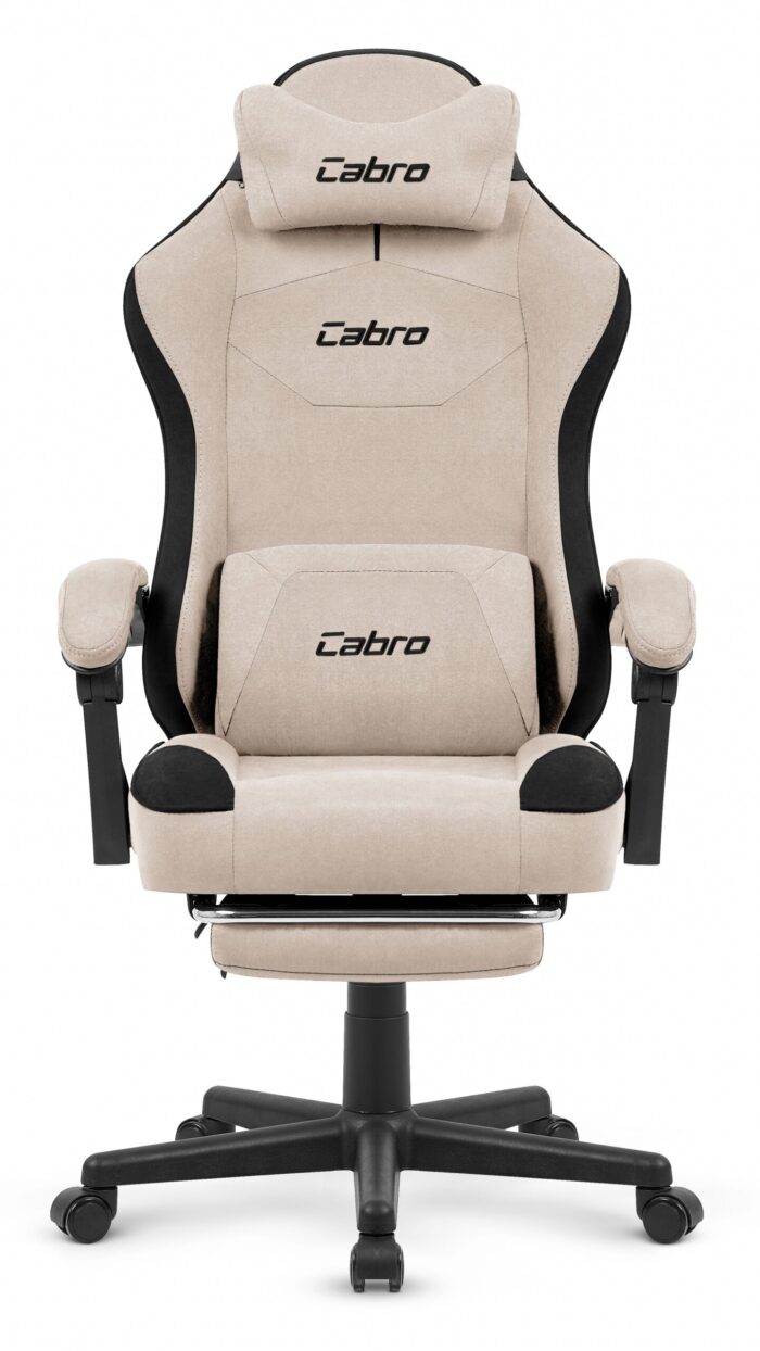 Геймерське крісло Cabro C510 Beige замша - Зображення 2