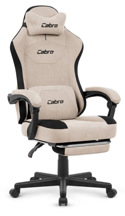 Геймерське крісло Cabro C510 Beige замша