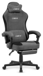 Геймерське крісло Cabro C510 Dark grey замша