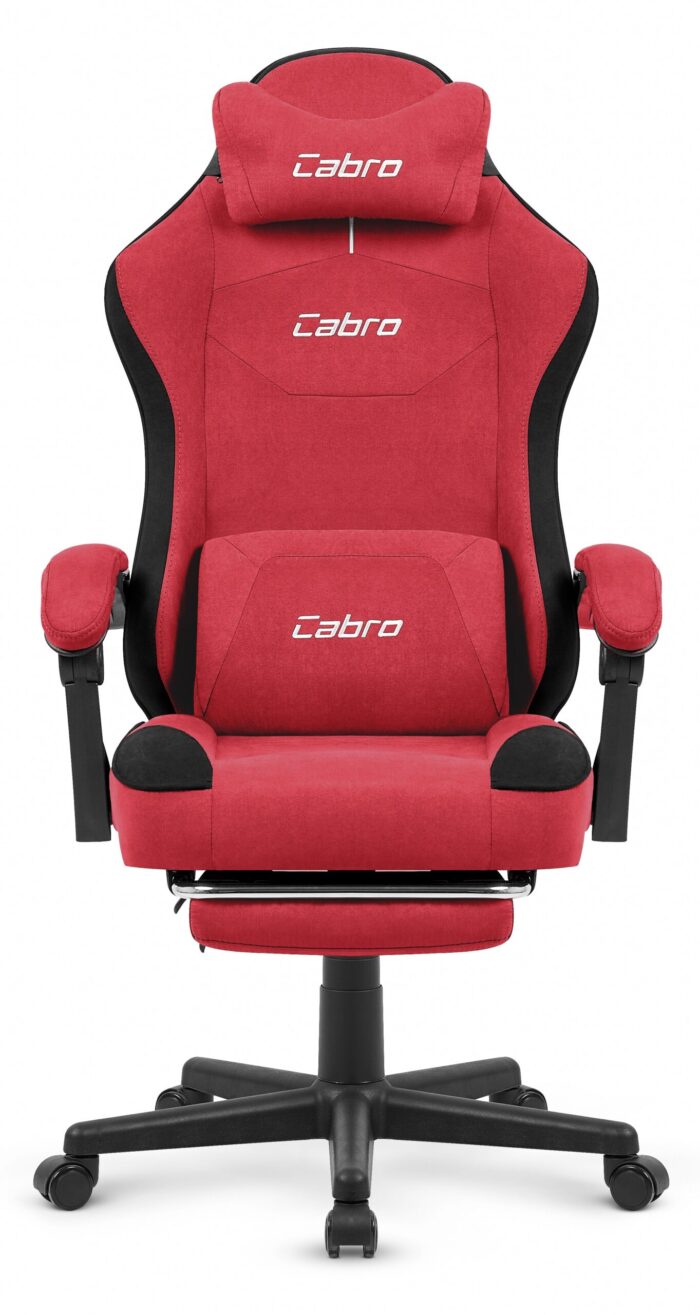 Геймерське крісло Cabro C510 Red замша - Зображення 2