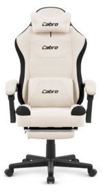 Геймерське крісло Cabro C510 Ecru замша - Зображення 2