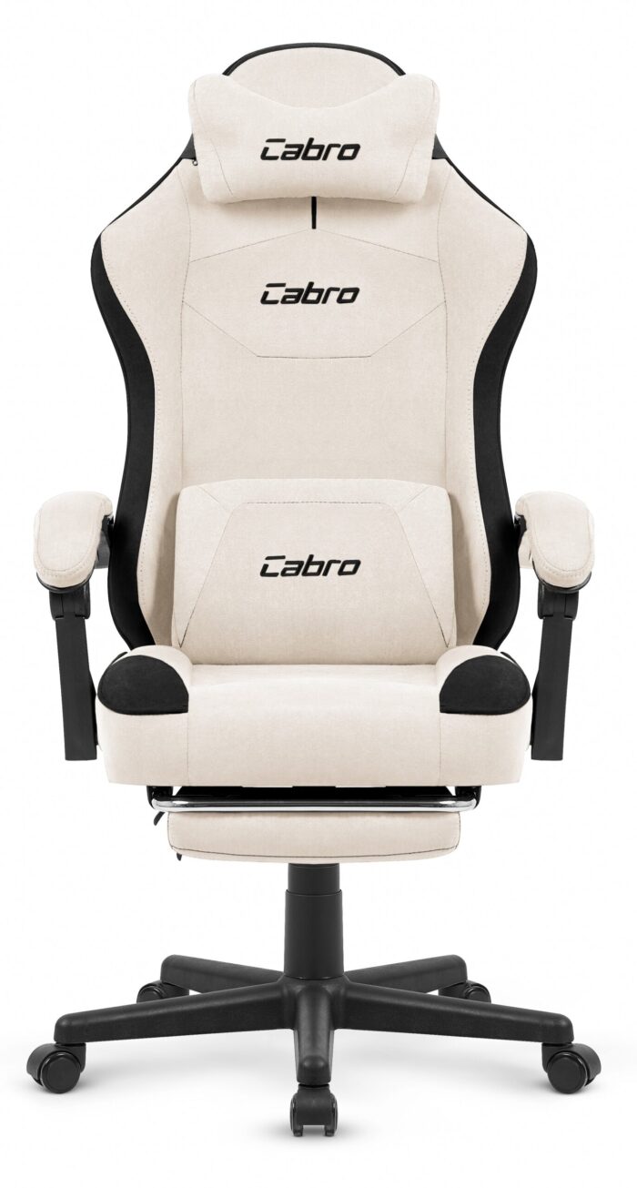 Геймерське крісло Cabro C510 Ecru замша - Зображення 2