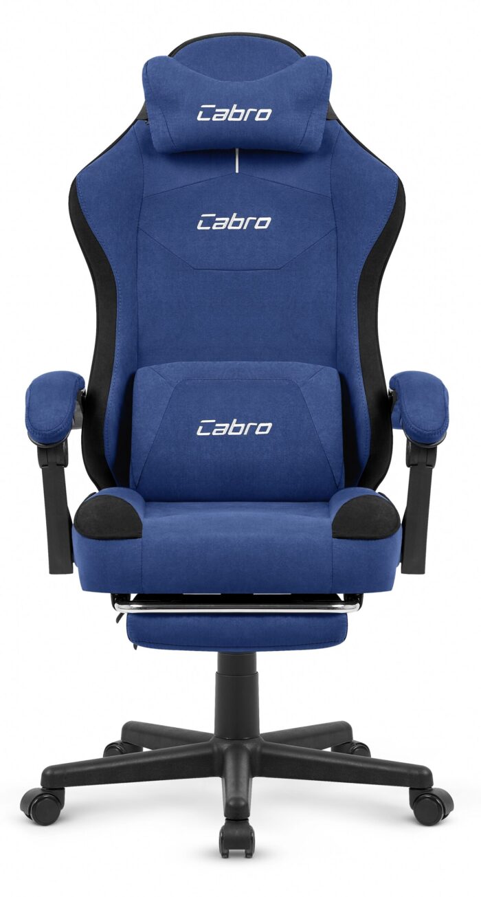 Ігрове крісло Cabro C510 Dark blue замша - Зображення 2