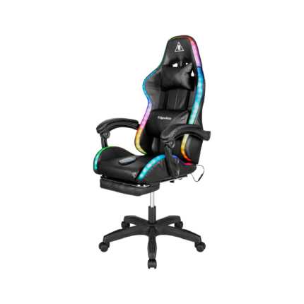 Геймерське крісло Kruger&Matz GX-150 Black RGB KM0790-BLED+