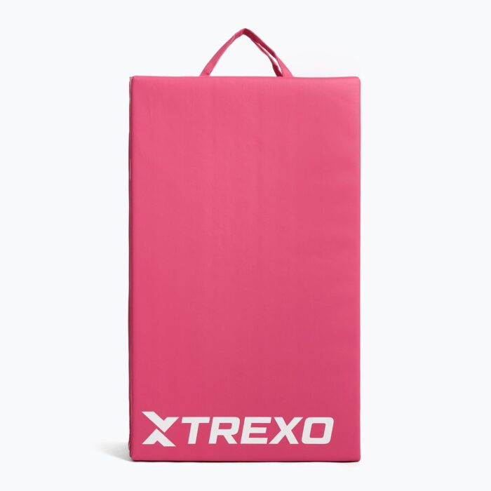 Складний гімнастичний мат XTREXO TRX-FDM005 195×80×5 см рожевий - Зображення 3