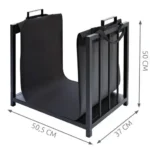 Підставка для дров Kaminer 24628 металева Black - Зображення 2